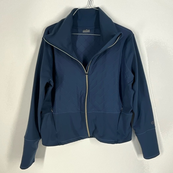 Calia by Carrie Underwood Core Fitness Full Zip Jacket Blue US Women’s Size L - Picture 4 of 6